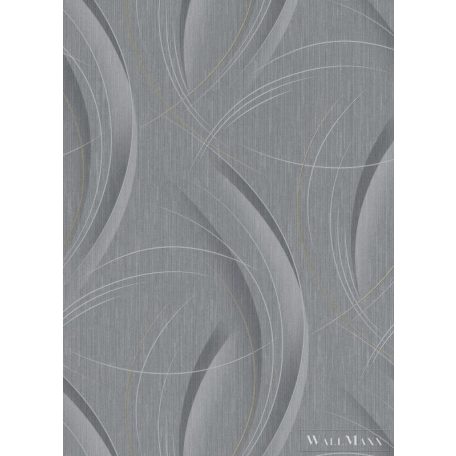 Erismann Fashion for Walls 3 10218-10 grafit Térhatású hullám mintás tapéta