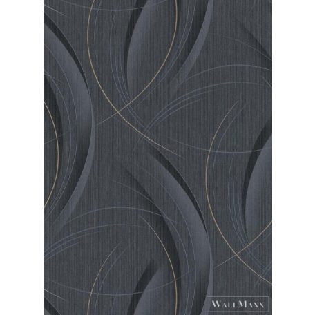 Erismann Fashion for Walls 3 10218-15 grafit Térhatású hullám mintás tapéta