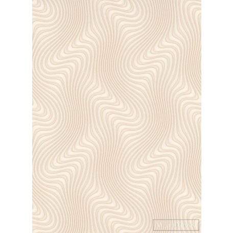 Erismann Fashion for Walls 2 12091-02 bézs Modern hullám mintás tapéta