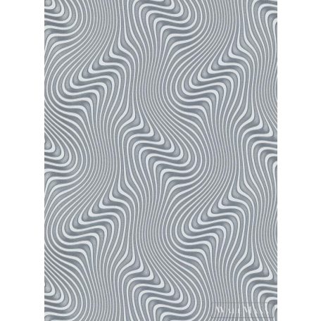 Erismann Fashion for Walls 2 12091-29 ezüst Modern hullám mintás tapéta