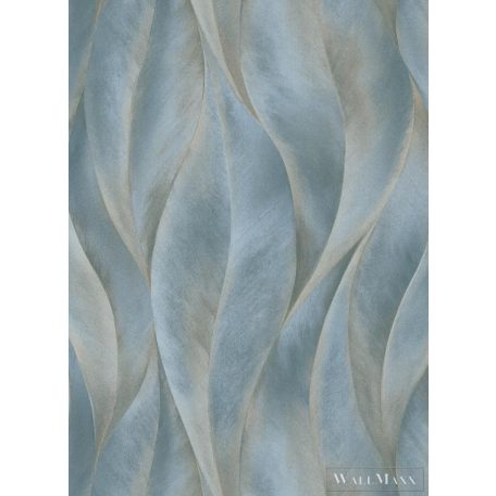 Erismann Fashion for Walls 2 12092-44 kék Natúra levél mintás tapéta