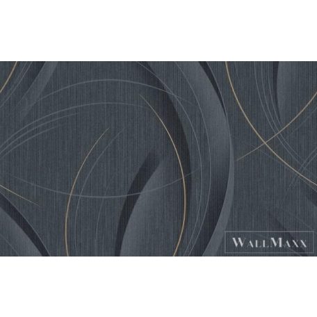 Erismann Fashion for Walls 3 12098-15 grafit Térhatású hullám mintás tapéta