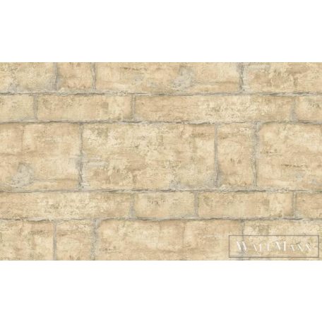 Erismann Fashion for Walls 3 12102-20 sárga Modern tégla mintás tapéta