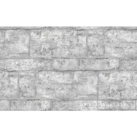 Erismann Fashion for Walls 3 12102-31 szürke Modern tégla mintás tapéta