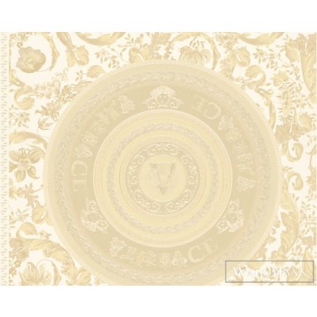 AS CREATION Versace 5 38705-3 krémszínű mandala mintás elegáns tapéta