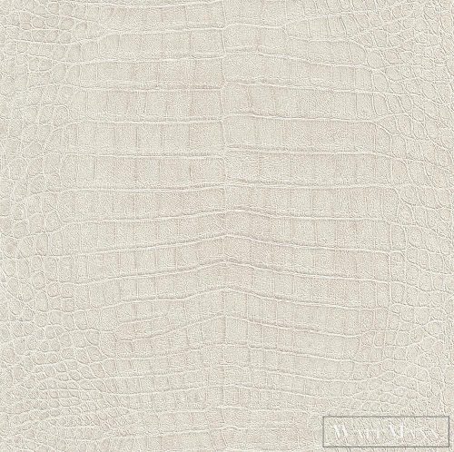 Rasch világos beige kroko mintás tapéta 474152