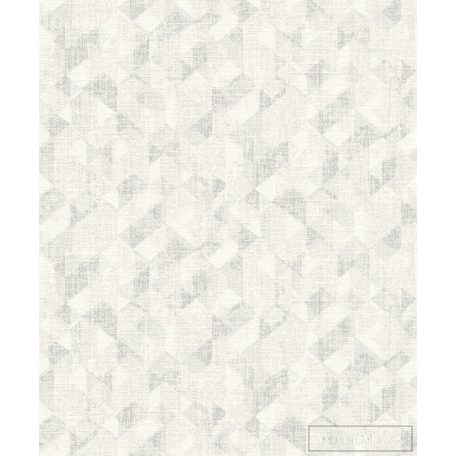 RASCH Welcome Home 654219 ezüst Textil mintás Elegáns vlies tapéta